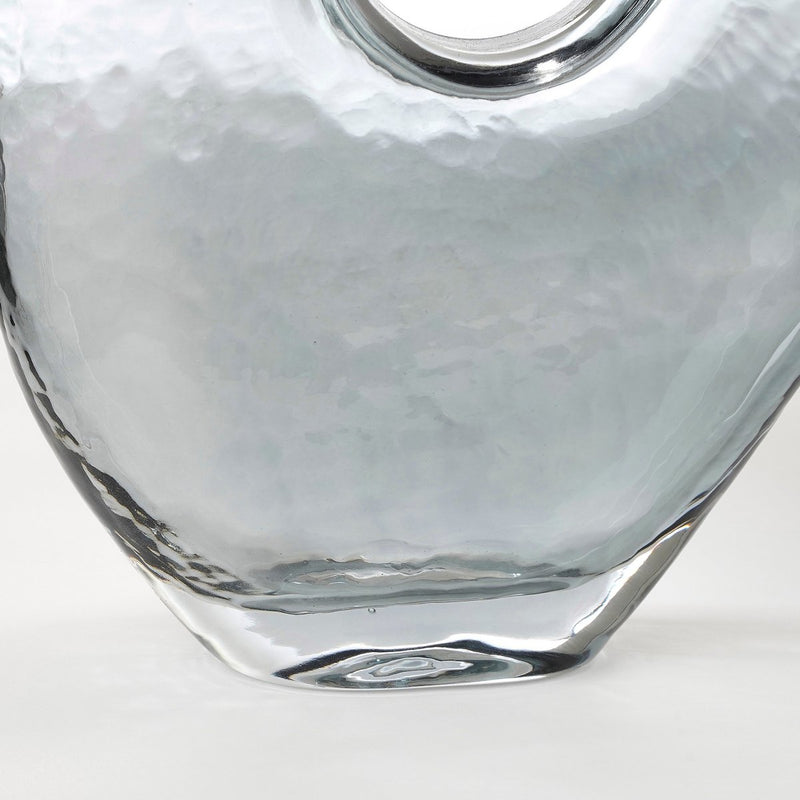 Jay Vaas - L18 x B8 x H23 cm - Glas - Grijs - Chic Choice