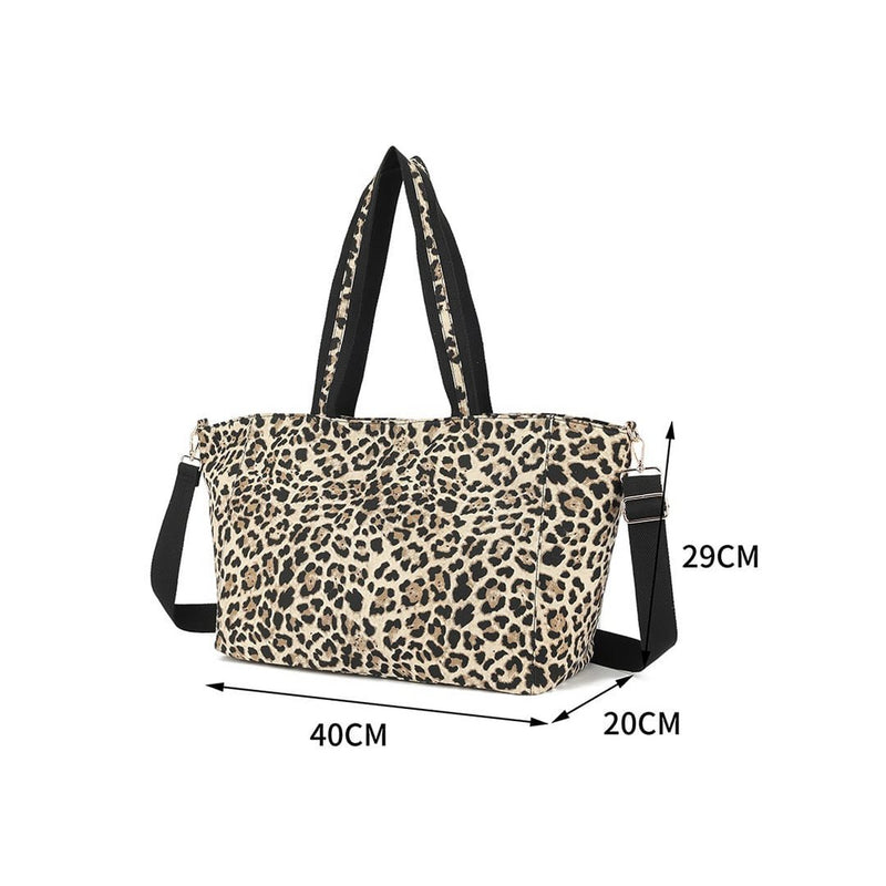 Kunslederen handtas | Panter | 80149 - Chic Choice
