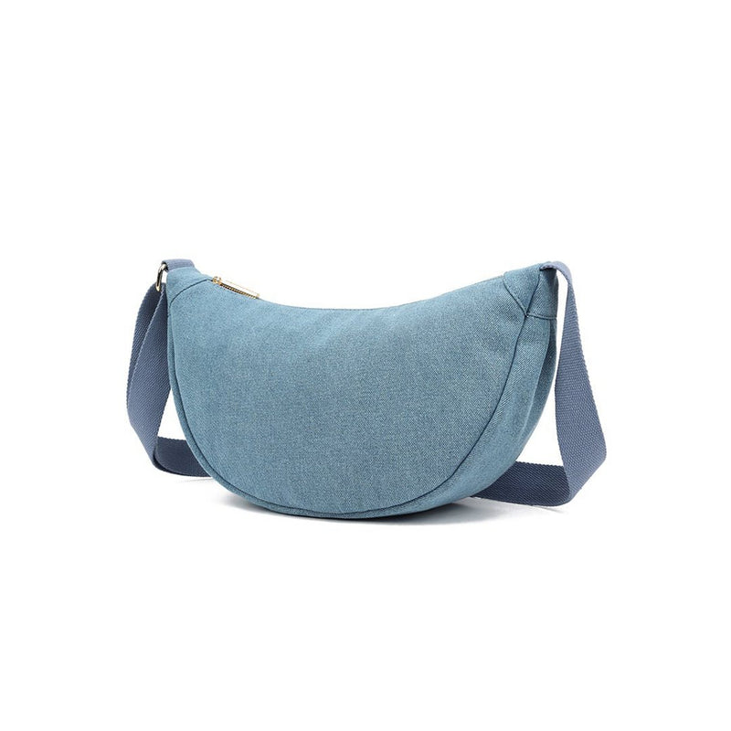 Kunstlederen Schoudertas | 40073 | Jeans - Chic Choice