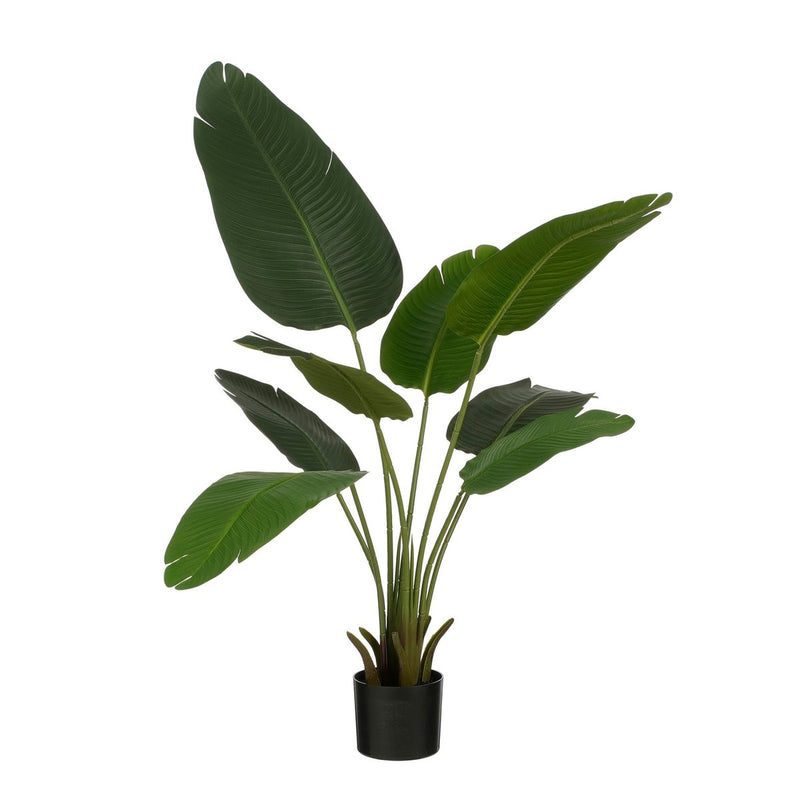 Kunstplant Bananenboom - H120 x Ø30 - Groen - Chic Choice