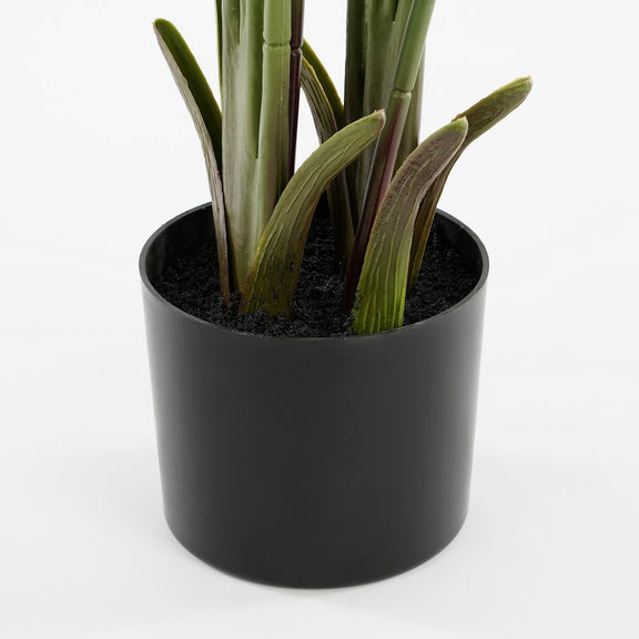 Kunstplant Bananenboom - H120 x Ø30 - Groen - Chic Choice