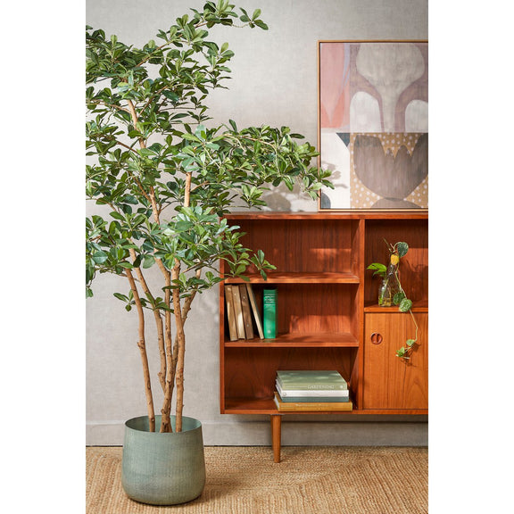 Kunstplant Olijfboom in Pot - H183 x Ø130 cm - Groen - Chic Choice