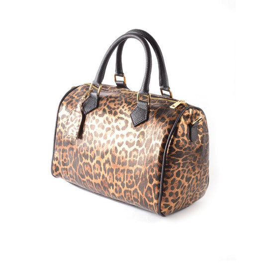 Lederen Bowlingtas | Metallic Panter| 5528682 - Chic Choice