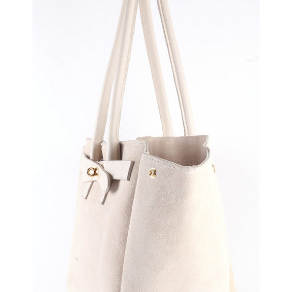 Lederen handtas | Suède | 552346 - Chic Choice
