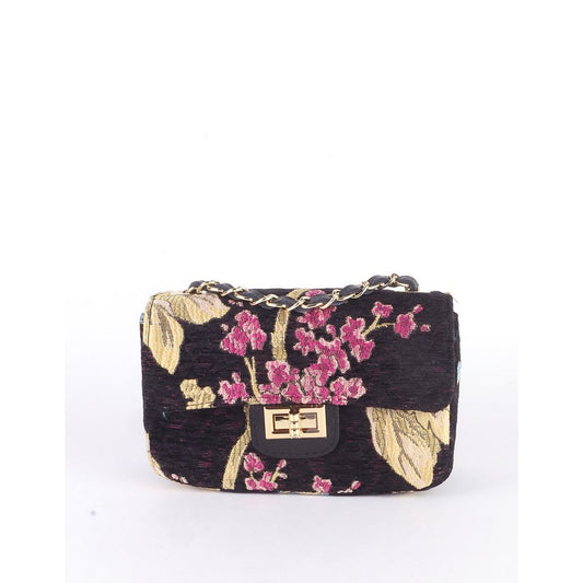 Lederen schoudertasje stof | 5527463 - Chic Choice
