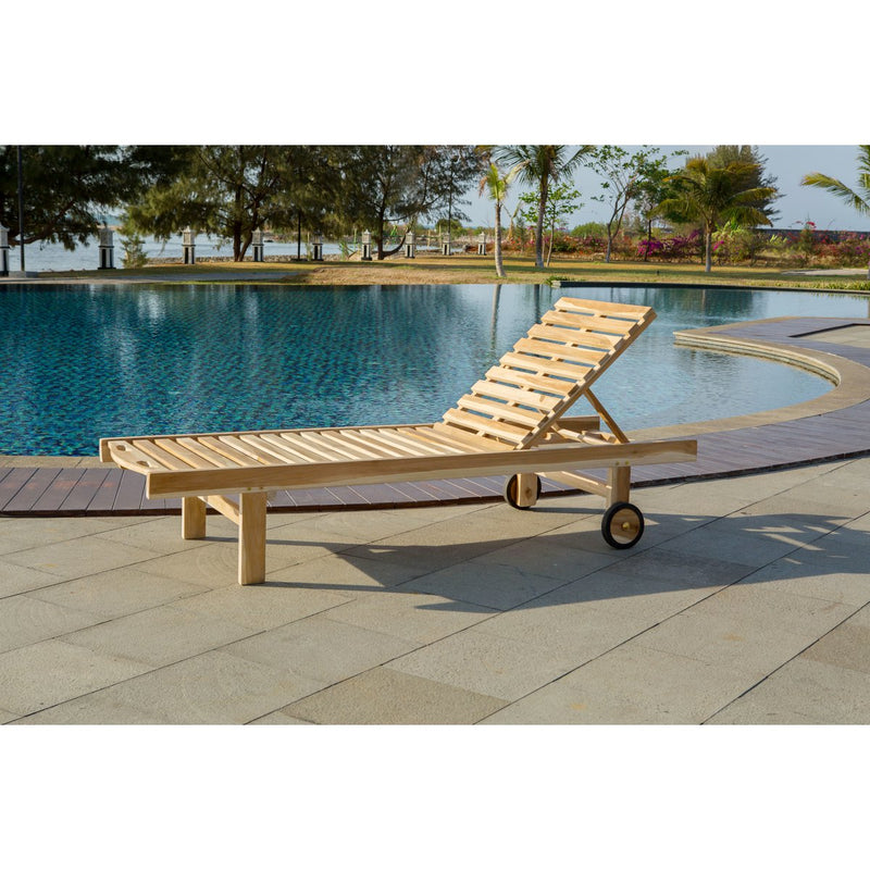 Ligstoel, teak - Chic Choice