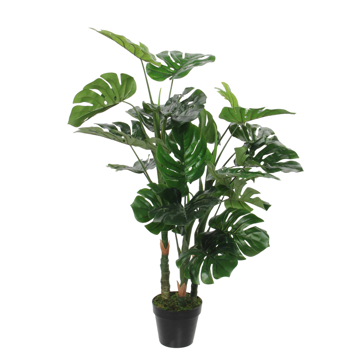 Monstera Kunstplant - H100 x Ø75 cm - Groen - Chic Choice