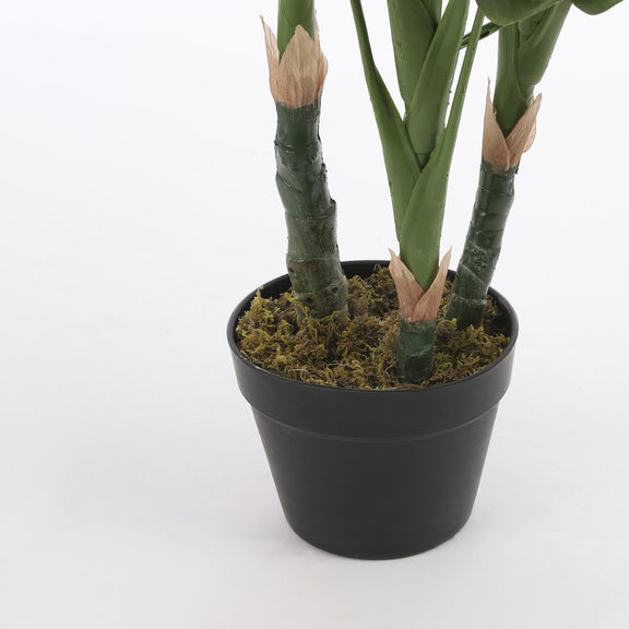 Monstera Kunstplant - H100 x Ø75 cm - Groen - Chic Choice