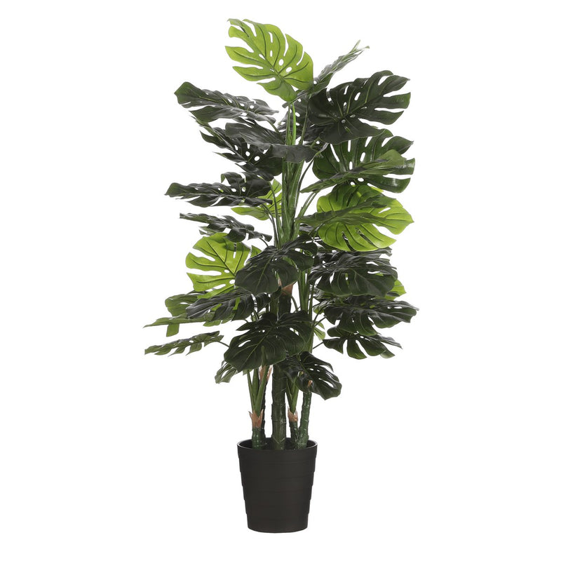 Monstera Kunstplant - H140 x Ø80 cm - Groen - Chic Choice