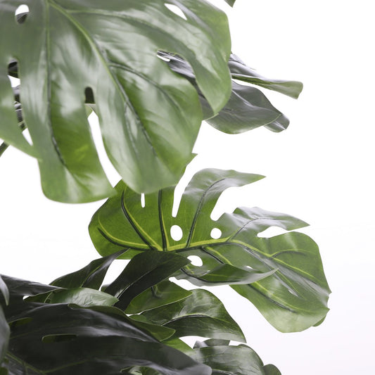 Monstera Kunstplant - H140 x Ø80 cm - Groen - Chic Choice