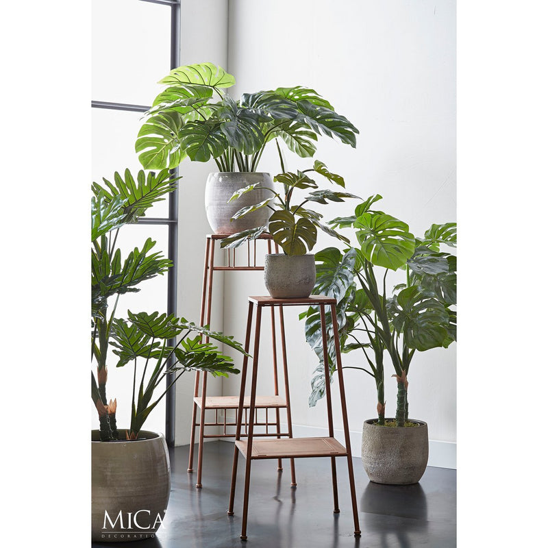 Monstera Kunstplant - H140 x Ø80 cm - Groen - Chic Choice