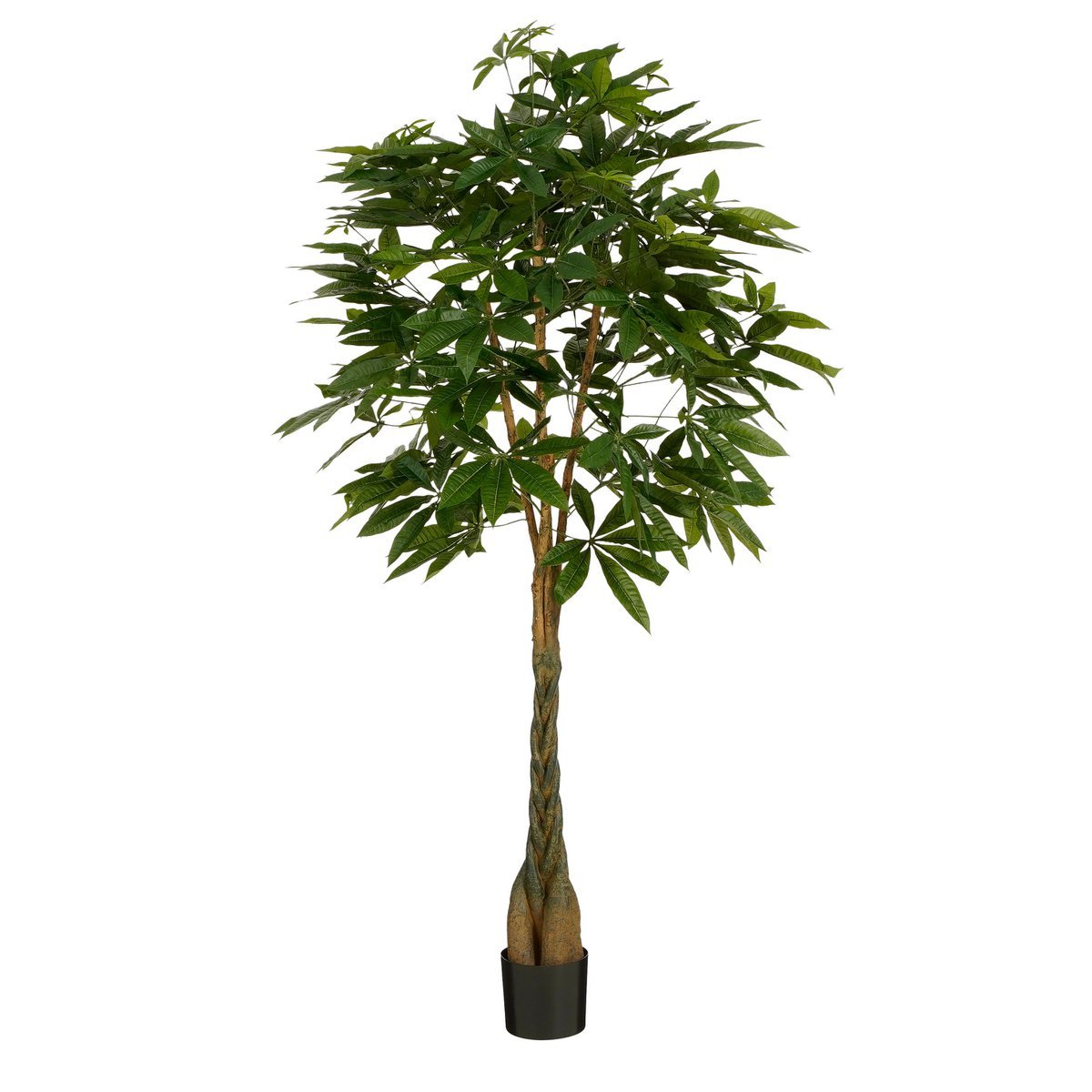Pachira Kunstplant - H150 x Ø65 cm - Groen - Chic Choice