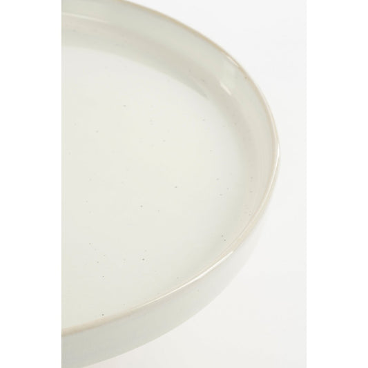 Racco Taartplateau - H11 x Ø28 cm - Steengoed - Off White - Chic Choice