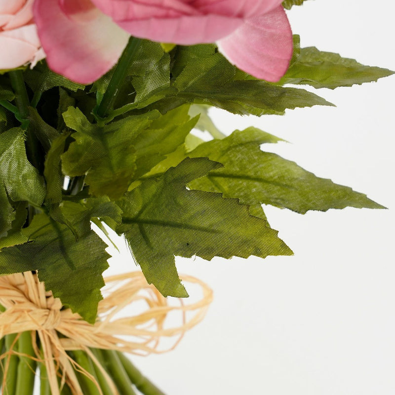 Ranonkels Kunstbloemen Boeket - H35 x Ø26 cm - Roze - Chic Choice