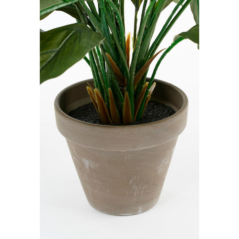 Spathiphyllum Kunstplant in Bloempot Stan - H50 x Ø40 cm - Wit - Chic Choice