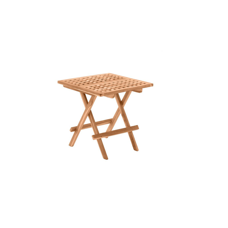 Tuintafel, 50x50 cm, teak - Chic Choice
