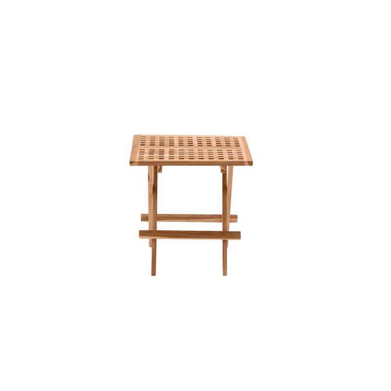 Tuintafel, 50x50 cm, teak - Chic Choice