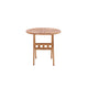 Tuintafel, 80 cm rond, teak - Chic Choice