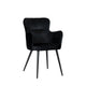 Vleugelstoel zwart (Set van 2) - Chic Choice
