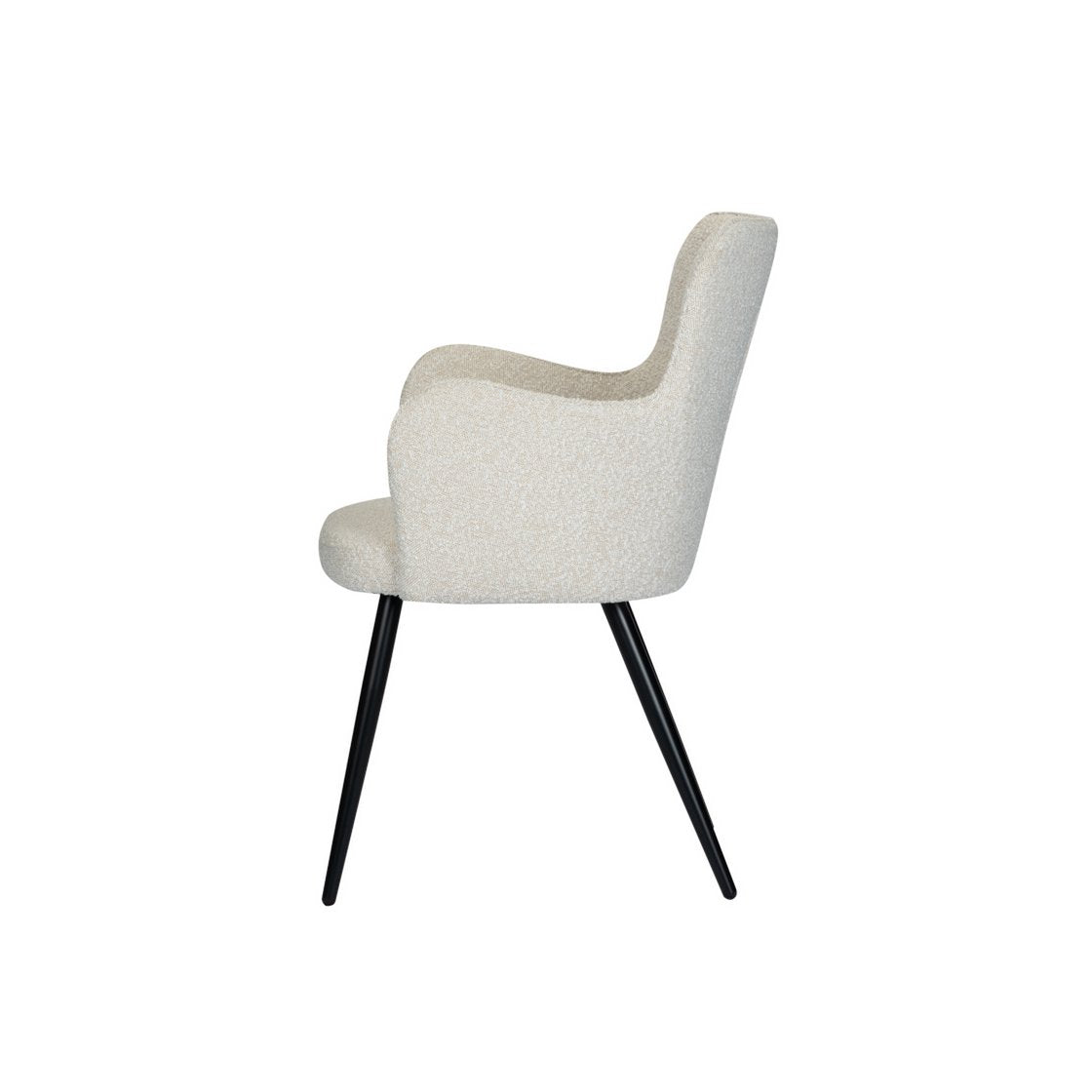 Oorfauteuil parelwit (Set van 2) - Chic Choice