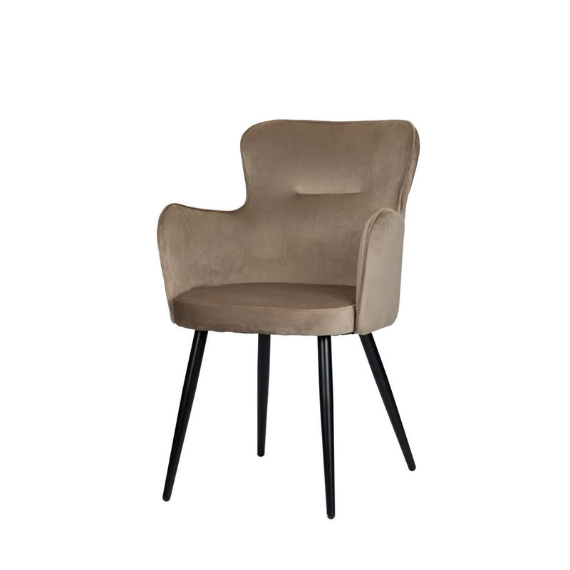 Oorfauteuil zandwit (Set van 2) - Chic Choice