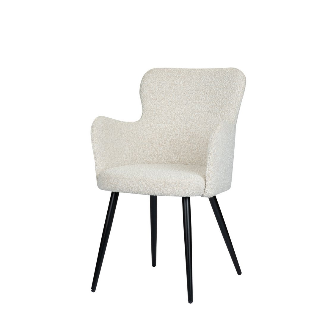 Oorfauteuil parelwit (Set van 2) - Chic Choice