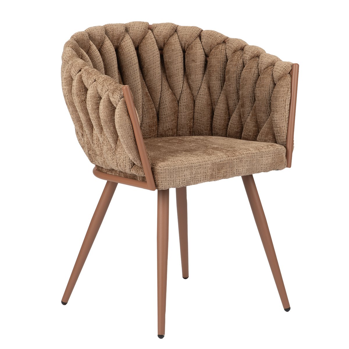 Golfstoel karamel (set van 2) - Chic Choice