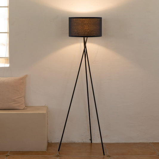 💡🖤&nbsp;Moderne Vloerlamp met LED – Stijlvol, Functioneel en Sfeervol