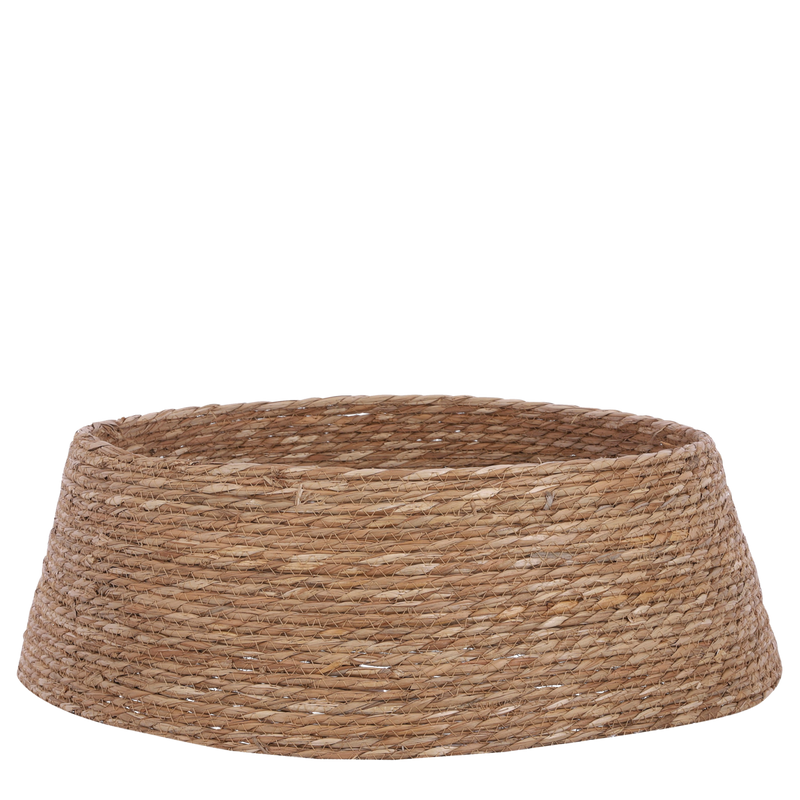 Kerstboomrok - H28 x Ø75 cm - Zeegras - Naturel Bruin