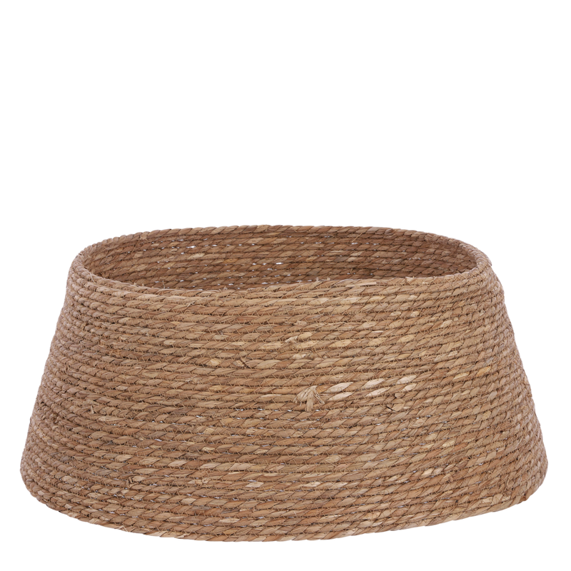 Kerstboomrok - H26 x Ø58 cm - Zeegras - Naturel Bruin