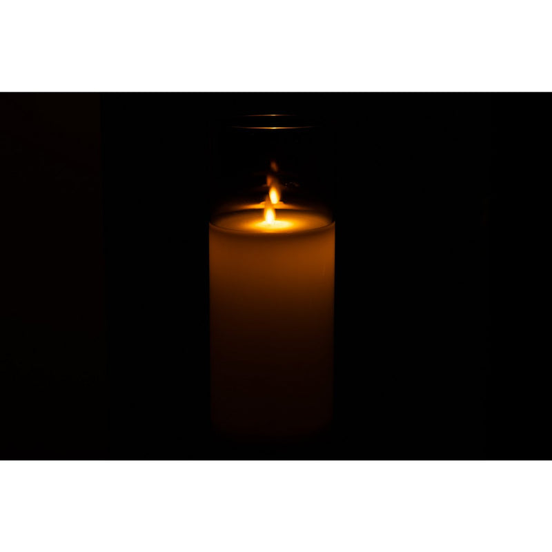 J-Line lamp Blinkend - glas - grijs - large - LED lichtjes