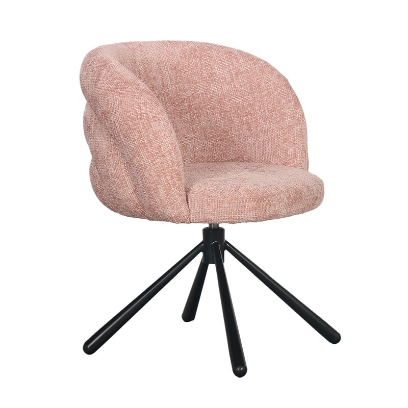 Pebble Draaistoel Pastel Roze - Chic Choice