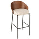 J-Line Barstoel Lone Multiplex/Metaal Bruin/Beige - Chic Choice