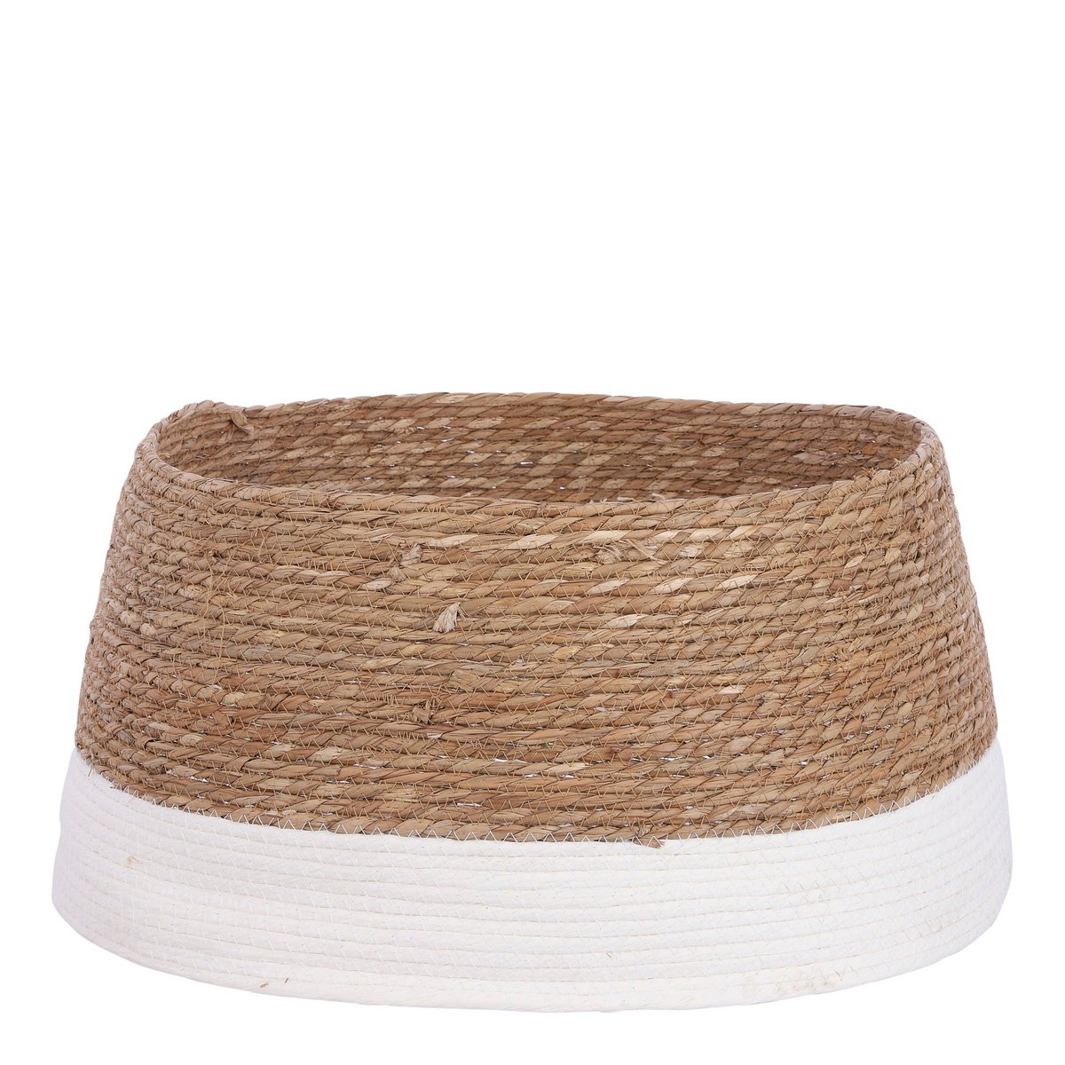 Kerstboomrok - H26 x Ø58 cm - Zeegras - Off-white
