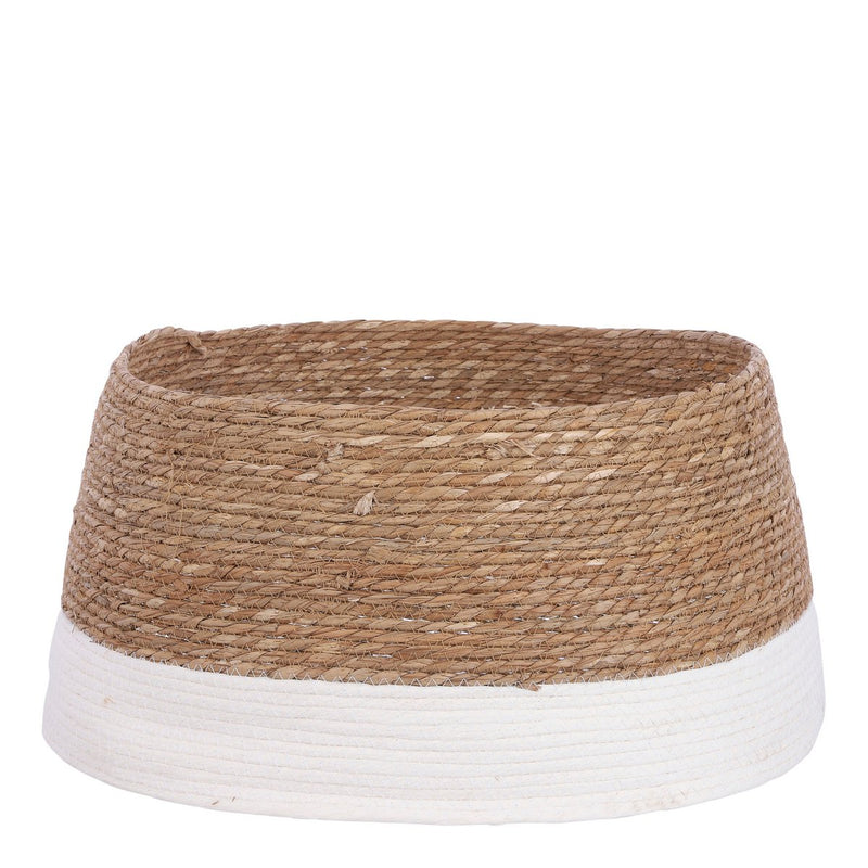 Kerstboomrok - H26 x Ø58 cm - Zeegras - Off-white