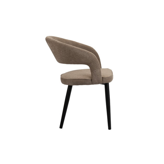 Tusk Stoel Bruin (Brandvertragend) (Set van 2) - Chic Choice