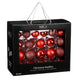 Kerstballen Set - 42 Stuks - Ø7 cm - Glas - Rood