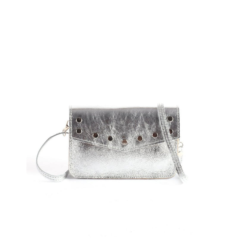 Leren Schoudertasje | Beltbag Metallic | 900058