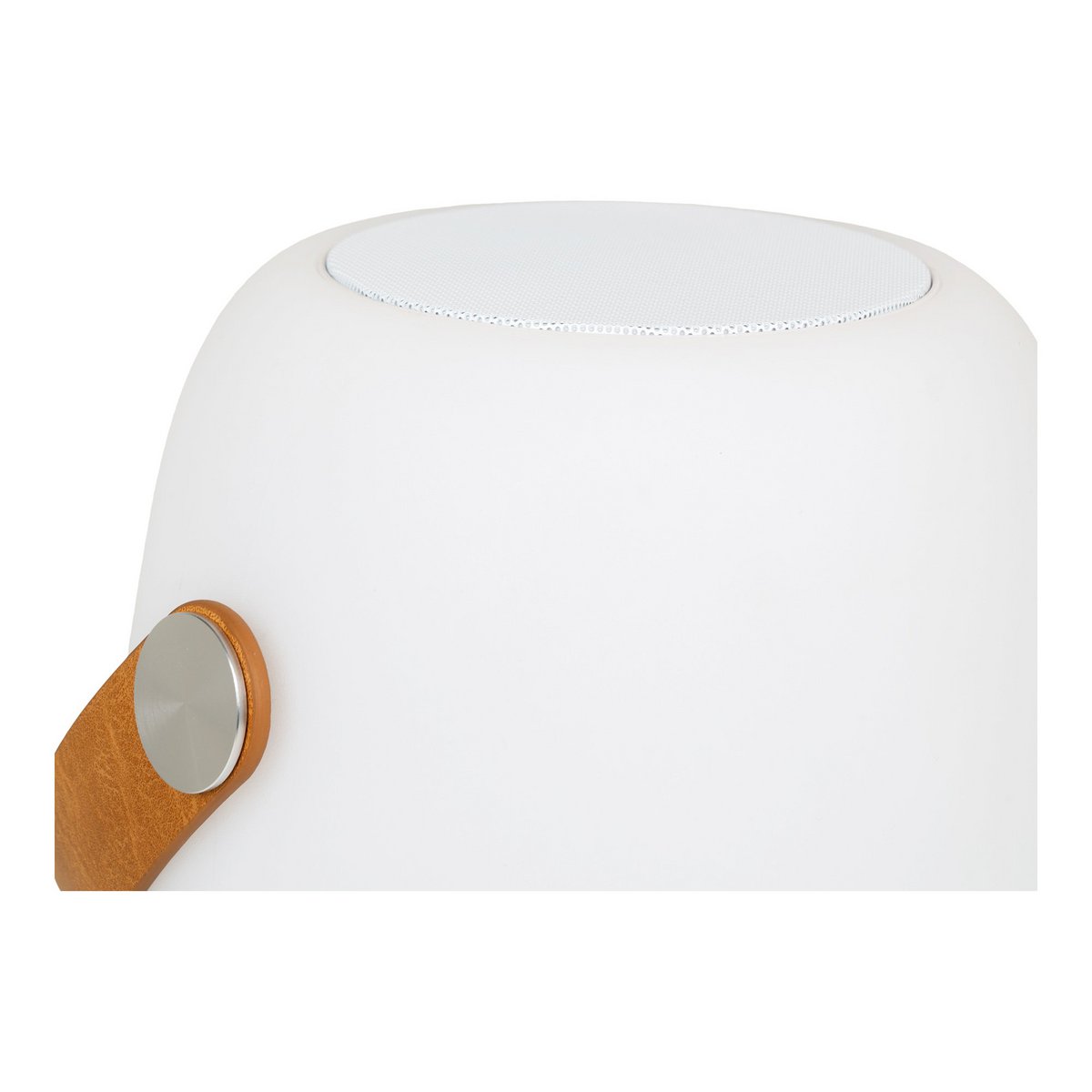 Cardiff LED Lamp - Lamp met riem, oplaadbaar, bluetooth-luidspreker, wit - Chic Choice