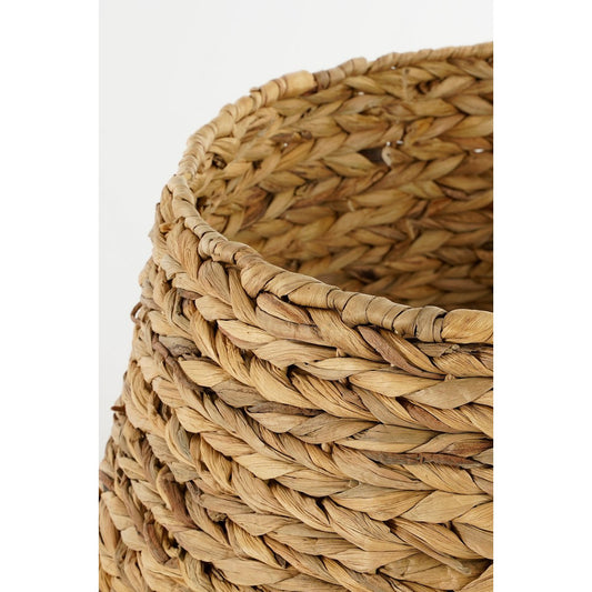 Kerstboomrok Opvouwbaar - H26 x Ø51 cm - Zeegras - Naturel Bruin